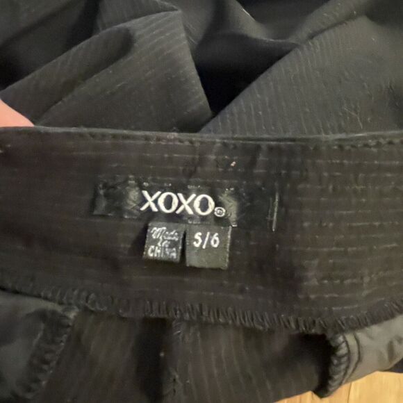 XOXO Pants Wide Leg Fine Pin Stripe Dress Women 5/6 Career Business Classic - Picture 12 of 13